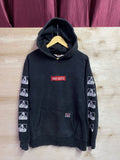 Davis Ben Davis Pullover Hoodie Gorilla Logo Patches On Sleeves
