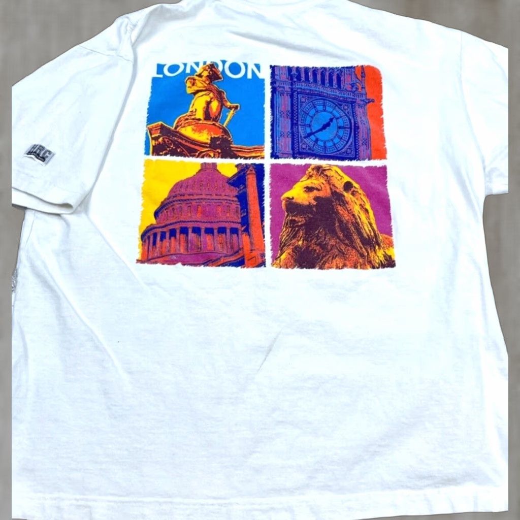 Hard Rock Cafe Vintage Hard Rock Cafe Shirt Men L White Graphic Print 90s Retro Logo T Shirt
