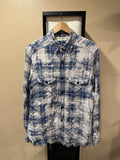Hedi Ss16 Surf Sound Bleach Shirt Flannel