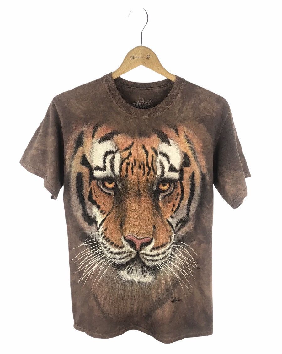 Mountain The Mountain Tiger Motive Bleach T Shirt Hoodie, Sweatshirt | FlexRushtees.com