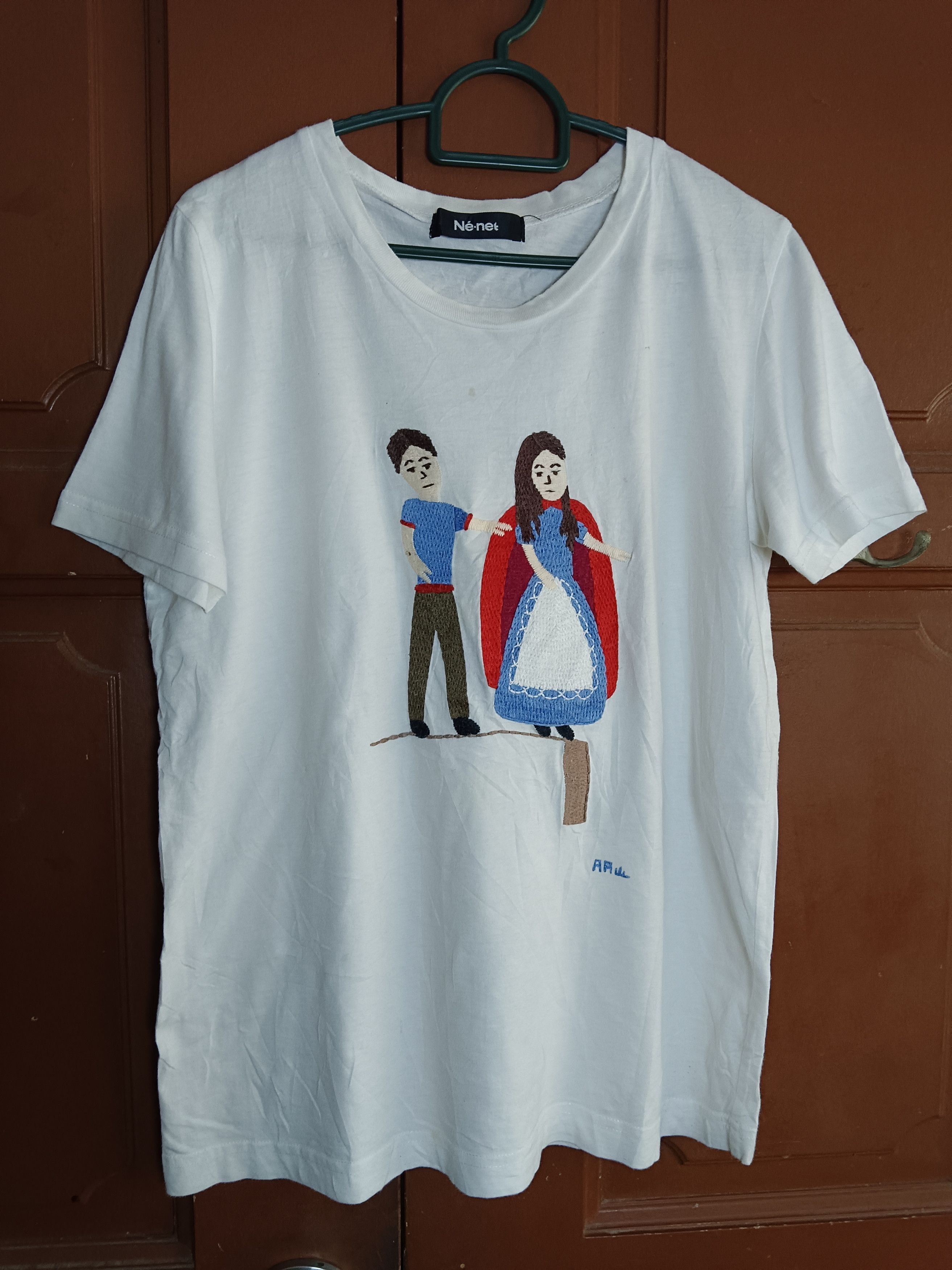 Net Ne Net Issey Miyake Embroidery Art Tee
