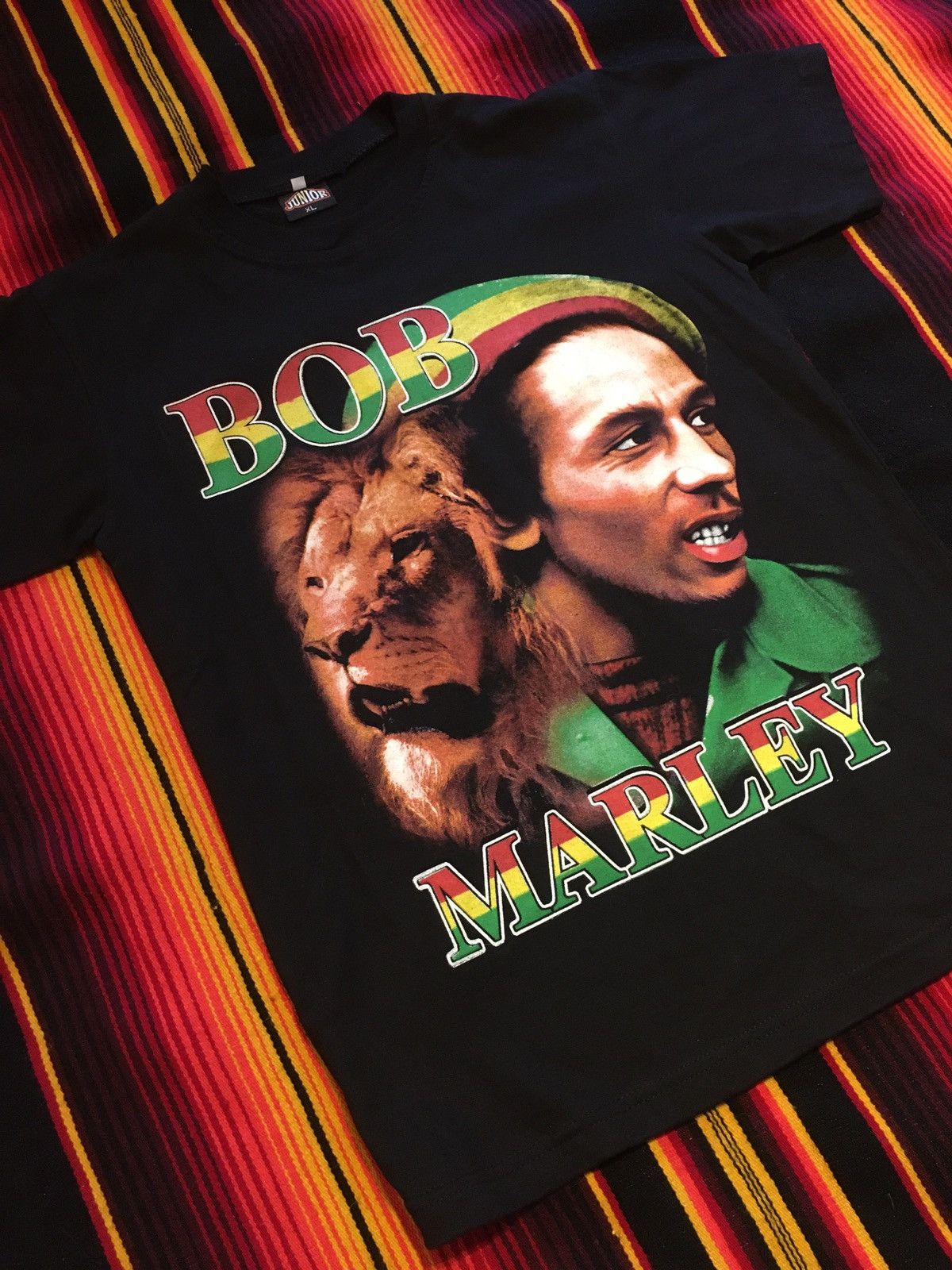 Vintage Double Backside Bob Marly Re Print T-Shirts, Hoodie, Sweatshirt | FlexRushtees.com