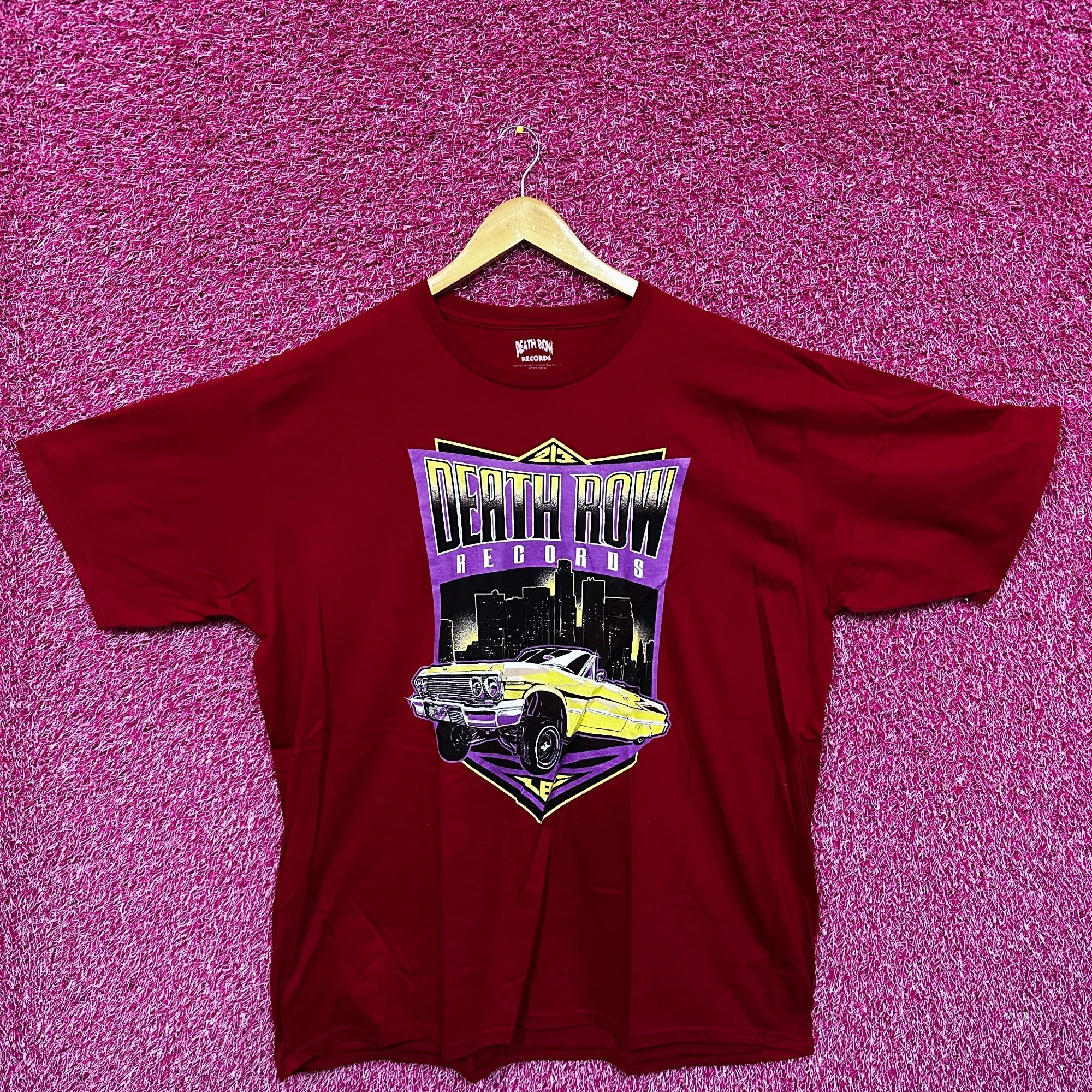 Row Records Death Row Records Hip Hop Tshirt Size Red Tee 2x Hoodie, Sweatshirt | FlexRushtees.com