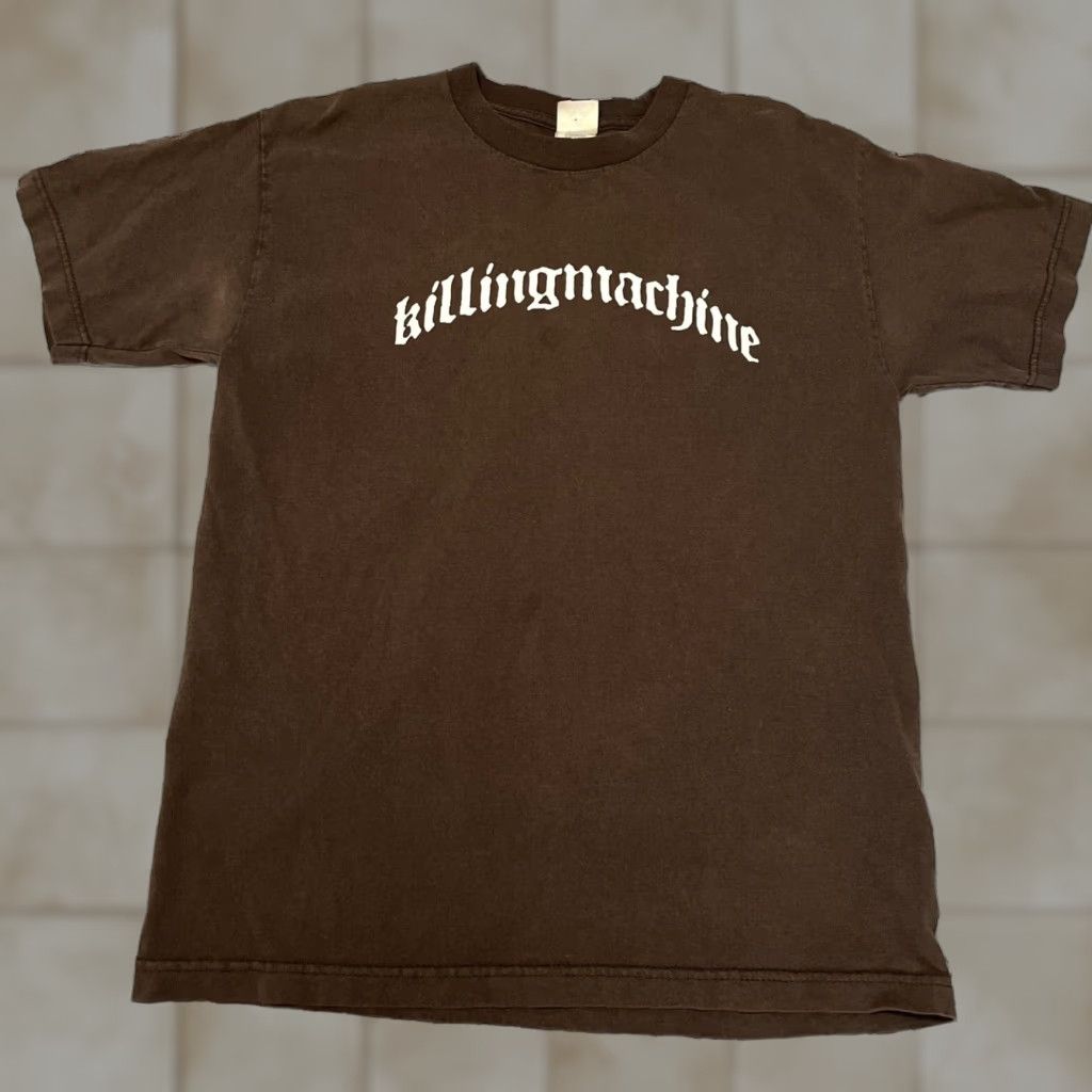 Vintage Judas Priest Killingmachine Brown T Shirt Medium Band Tee Men M Brown Grunge 90s Men Hoodie, Sweatshirt