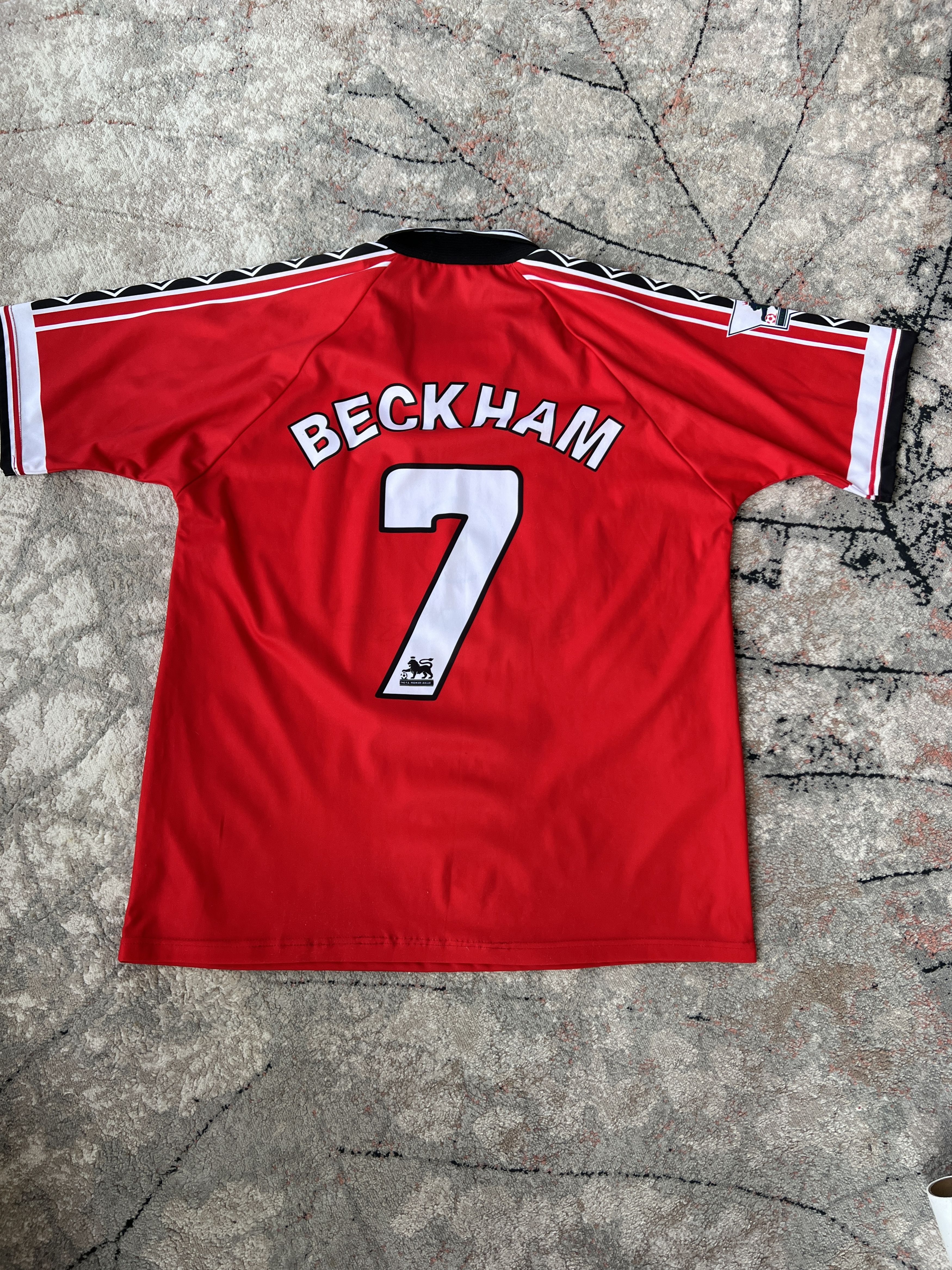 Vintage Manchester United Sharp Beckham 10 Jersey