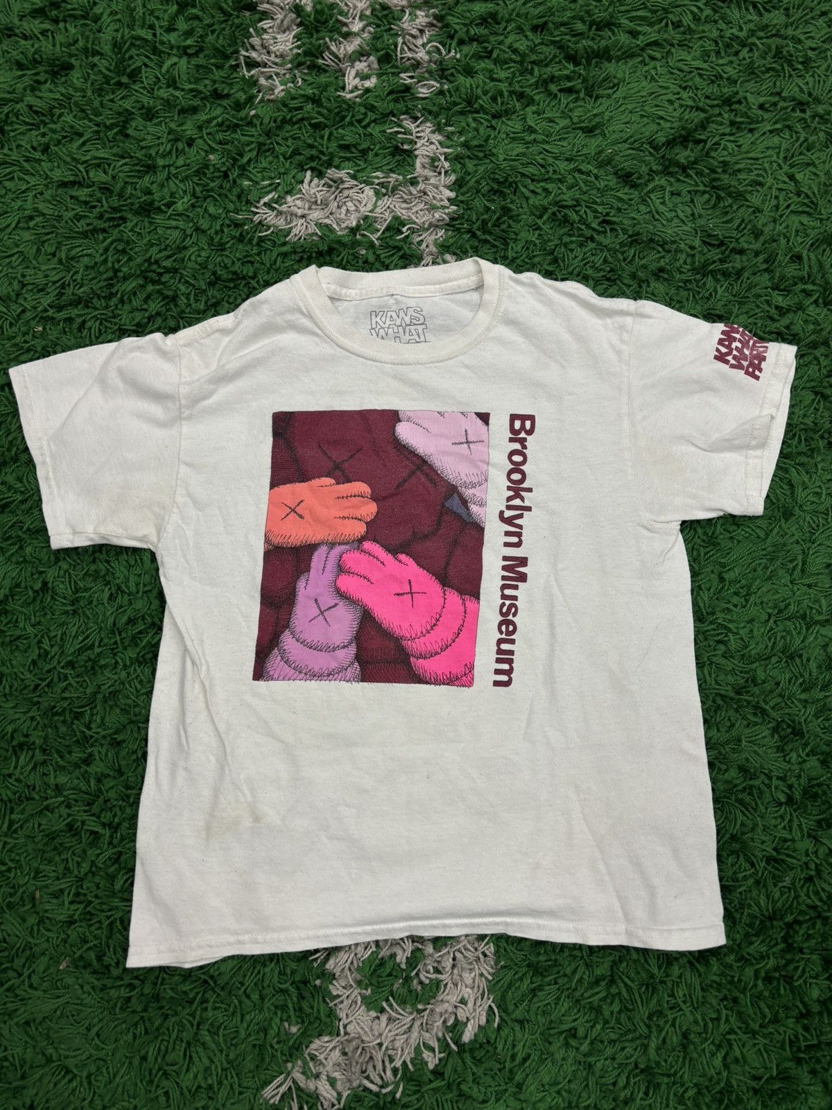 Kaws Brooklyn Museum What Party T Shirt Medium M Hoodie, Sweatshirt | FlexRushtees.com