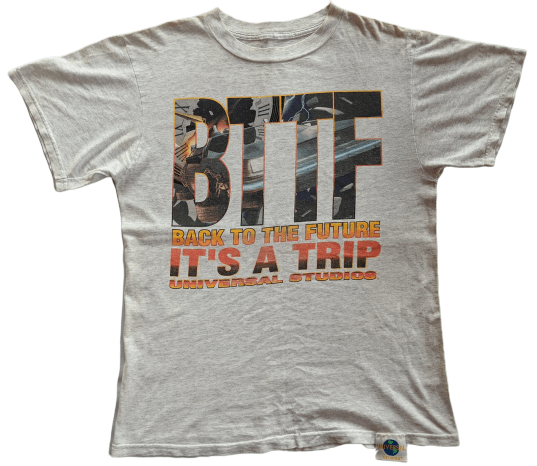 Vintage 90s Movie Back To The Future Big Print
