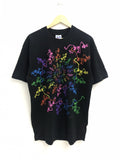 Grateful Dead X Liquid Blue Vtg 1990 Grateful Dead Spiral Skeletons Psychedelic Tshirt