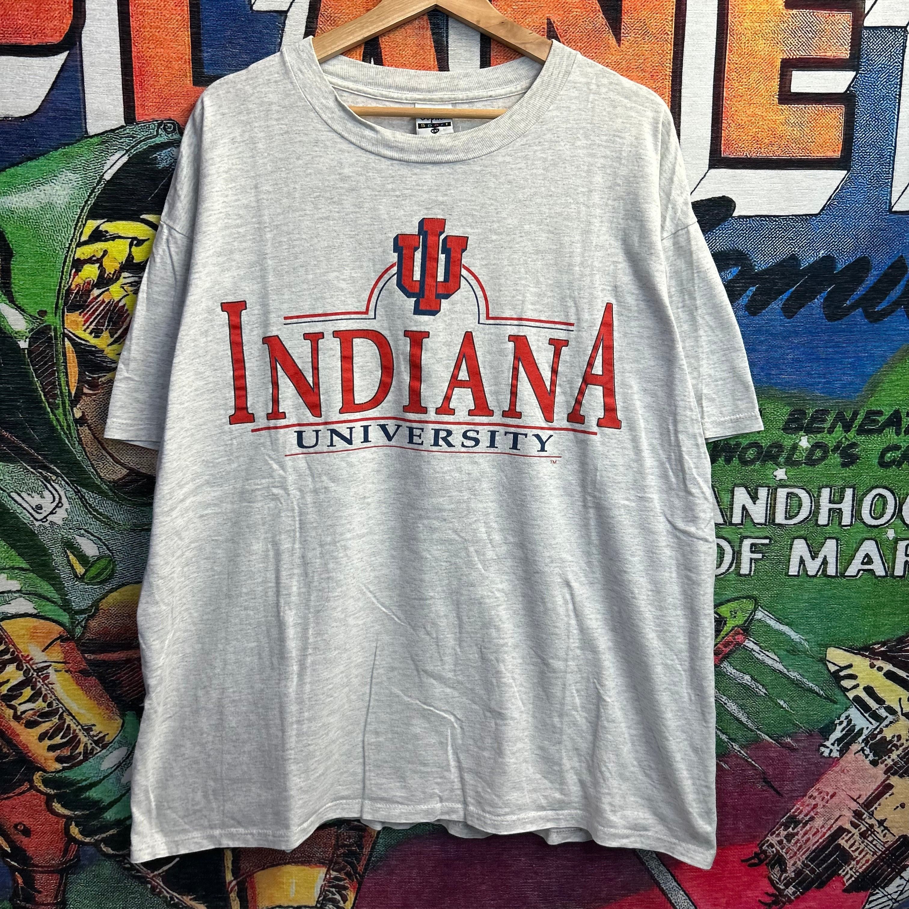 Vintage 90 S Indiana University College Tee Size 2xl Hoodie, Sweatshirt | FlexRushtees.com