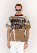 Vintage 90s Rare Sample Super Skater All Over Printed Graphic Tee Hoodie, Sweatshirt | FlexRushtees.com