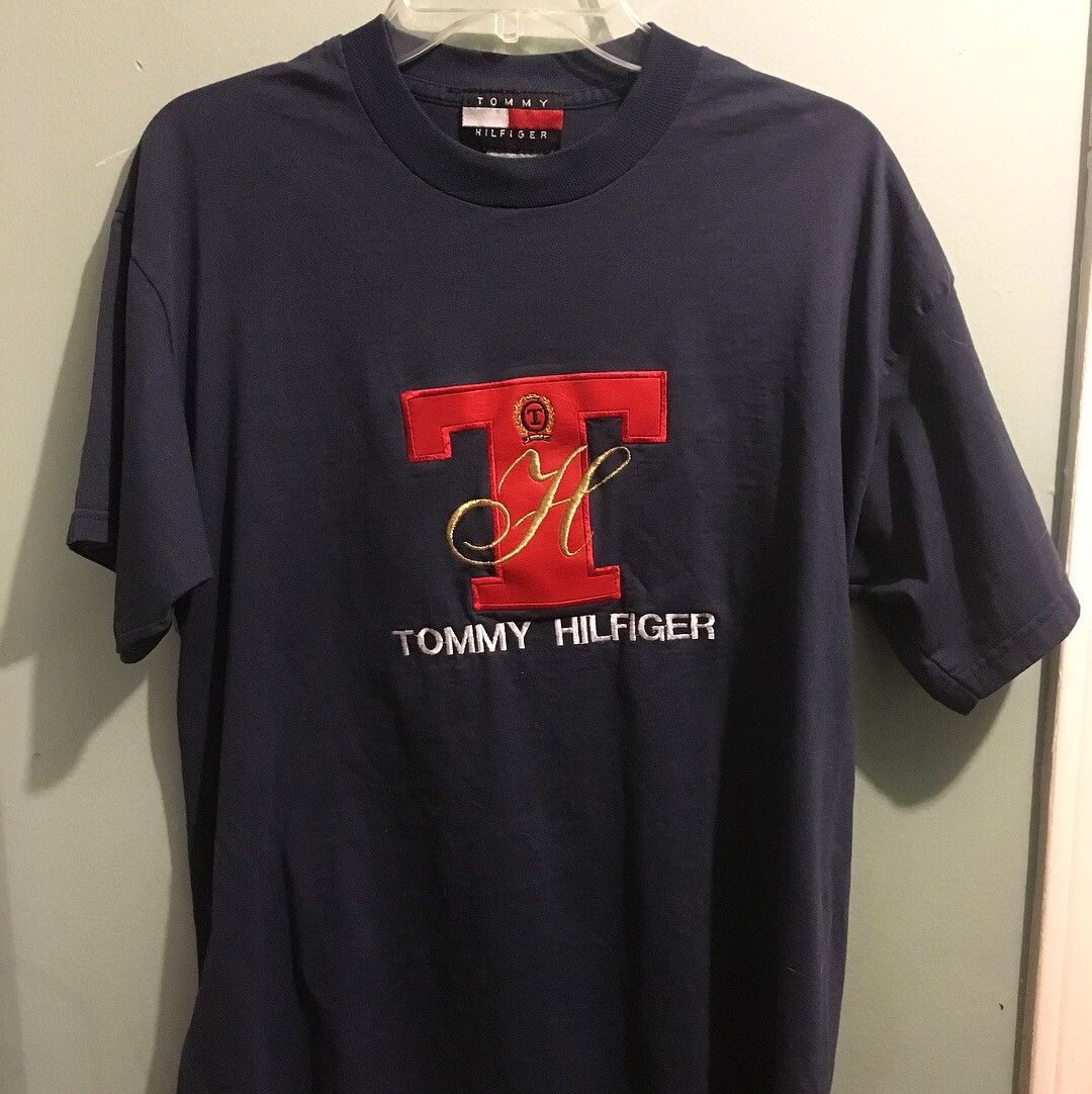Vintage Old School Tommy Hilfiger Tee Hoodie, Sweatshirt | FlexRushtees.com