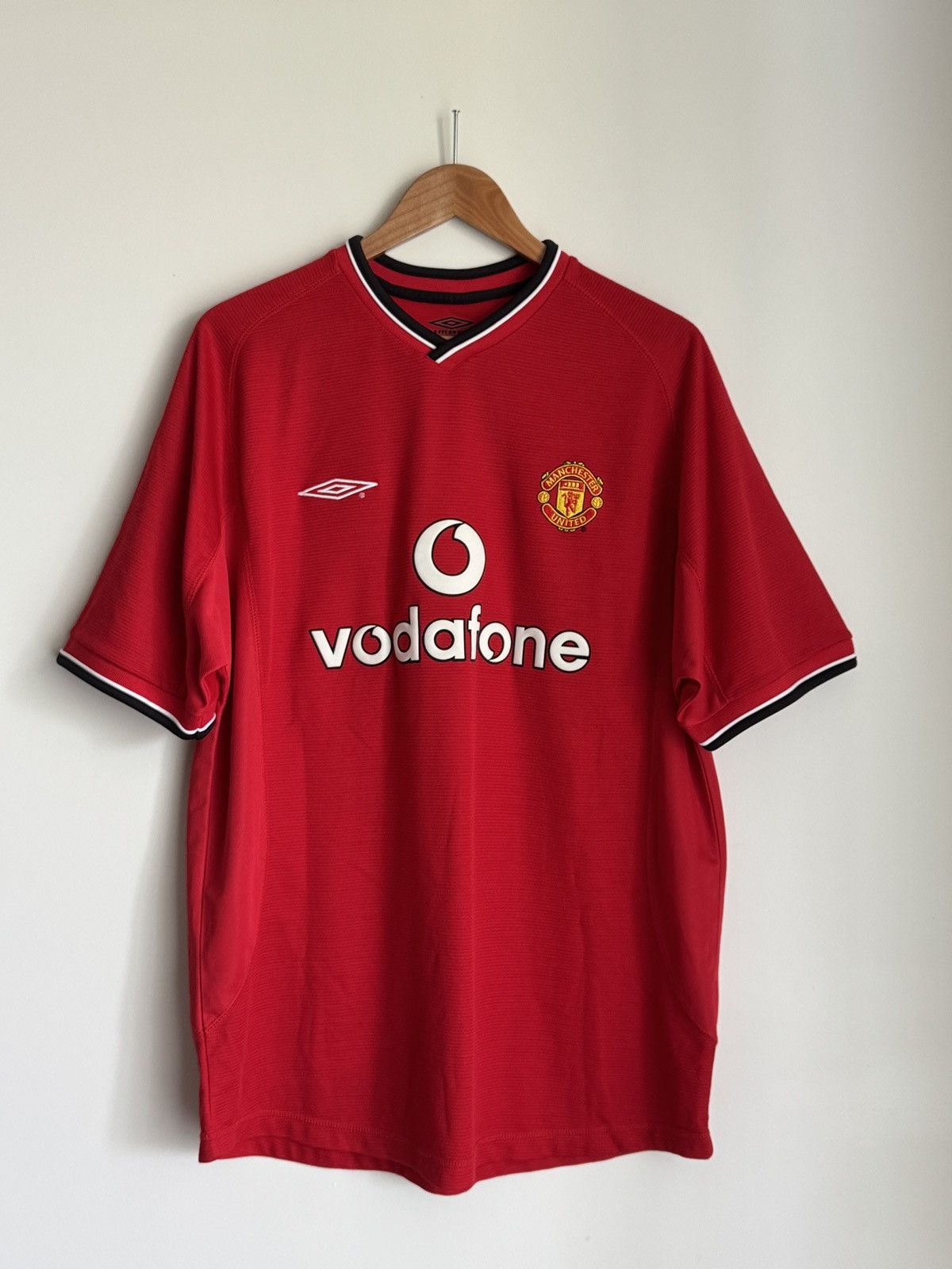 Umbro 2000 2002 Manchester United Vintage Jersey Umbro Vodafone
