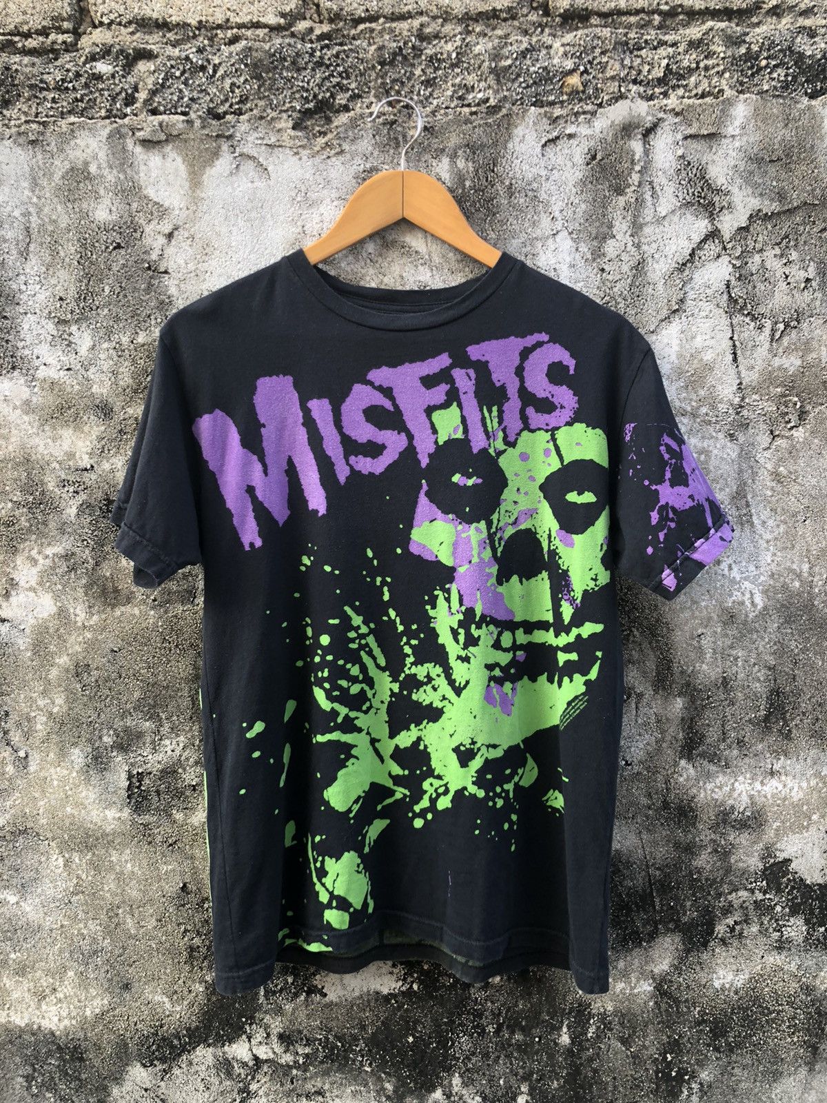Misfits X Vintage Rare Misfits Overprint Double Side Tshirt Hoodie, Sweatshirt | FlexRushtees.com