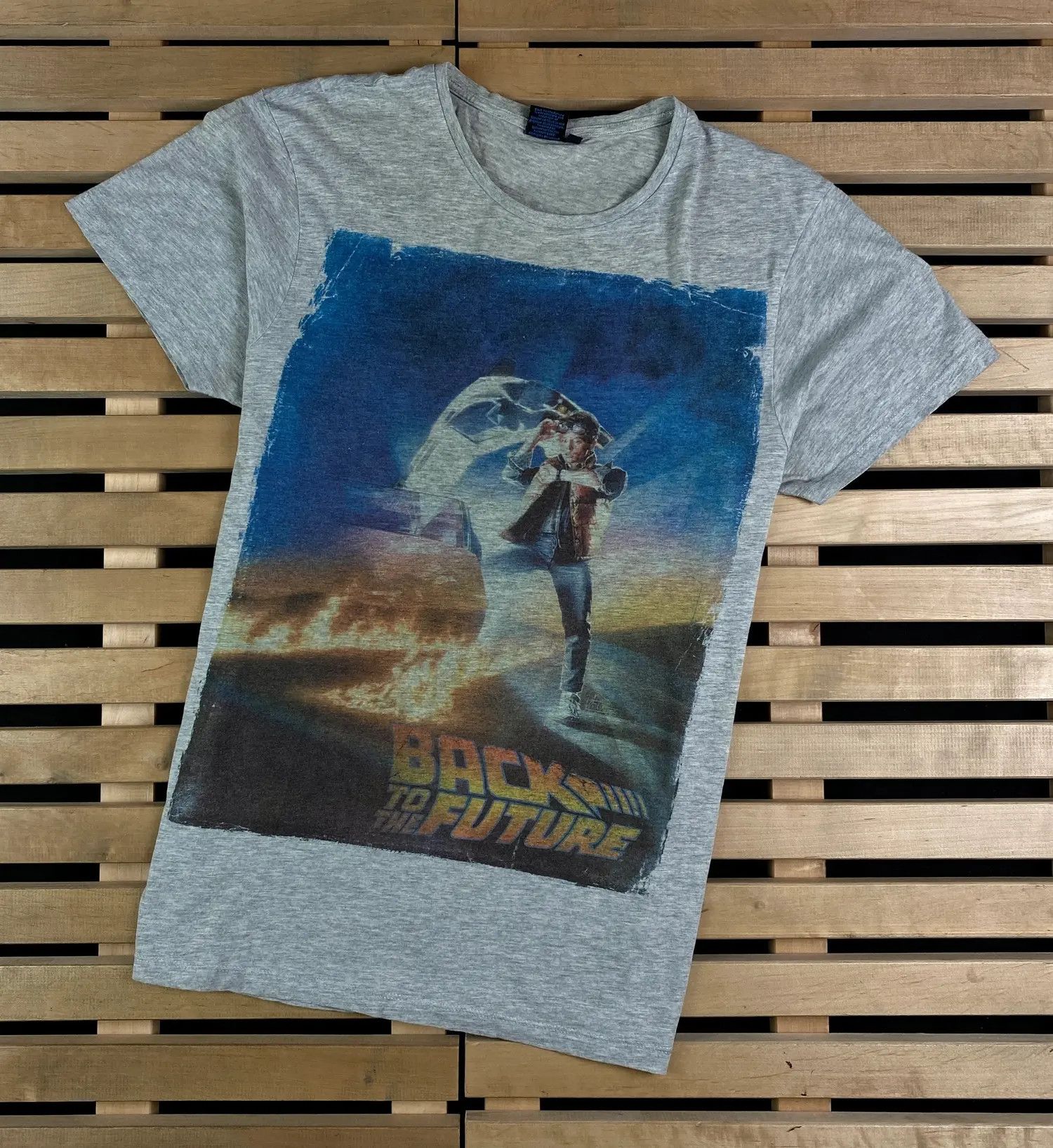 Mens Vintage T Shirt Back To The Future Size M