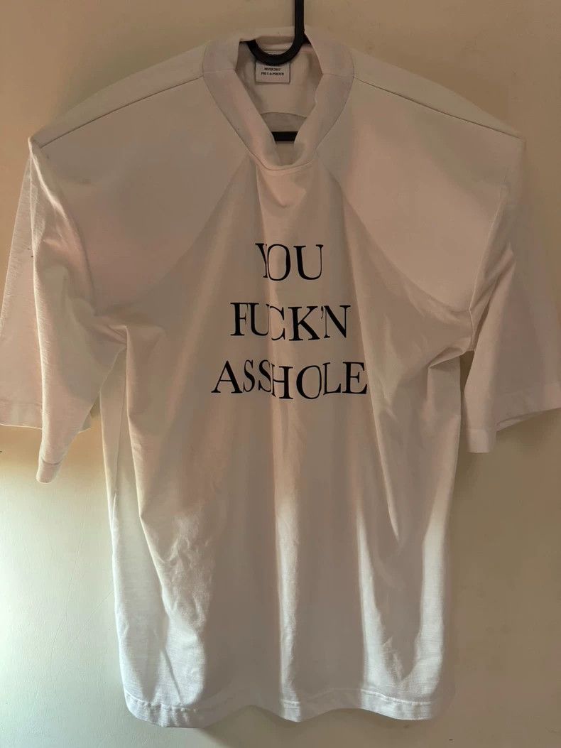 Vetements Shoulder Padded Slogan Short Sleeve 2506 Nextarro T-Shirts, Hoodie, Sweatshirt | FlexRushtees.com