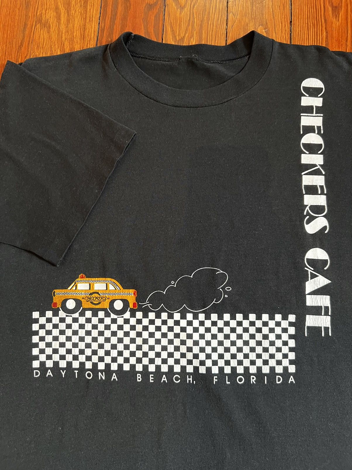 Vintage 90s Checkers Cafe Daytona Beach Shirt
