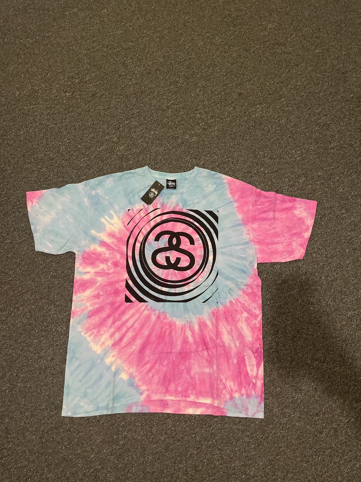 Stussy Spiral Ss Tee Hoodie, Sweatshirt | FlexRushtees.com
