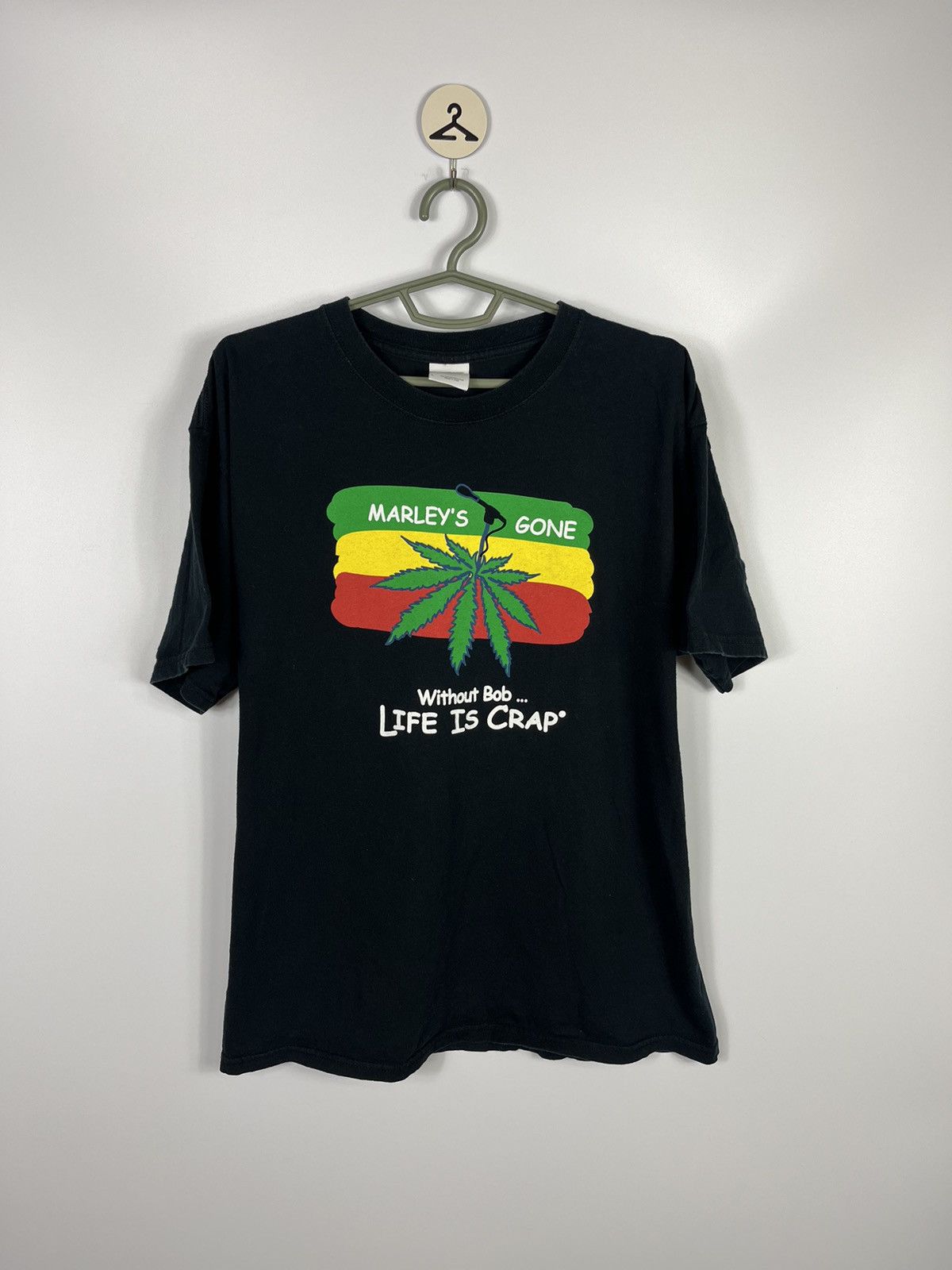 Marley Vintage Bob Marley Life Is Crap Graphic Logo T Shirt Hoodie, Sweatshirt | FlexRushtees.com