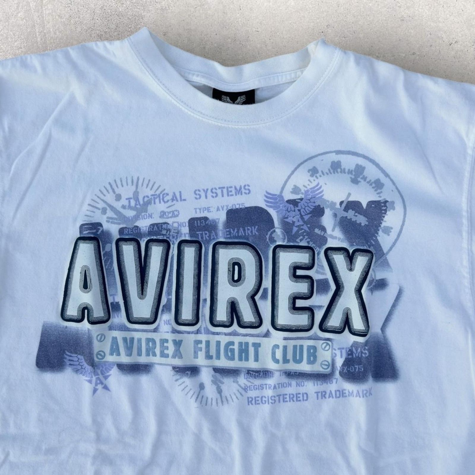 Y2k Avirex Flight Club Tee
