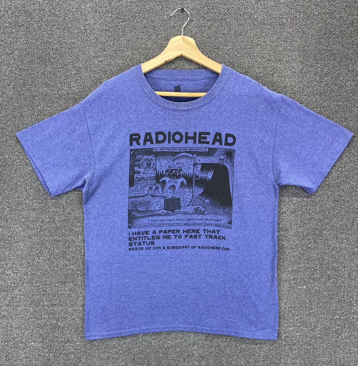 Vintage Radiohead Stanley Donwood 2000 Punk Rock Band Tees T Shirts Hoodie, Sweatshirt | FlexRushtees.com