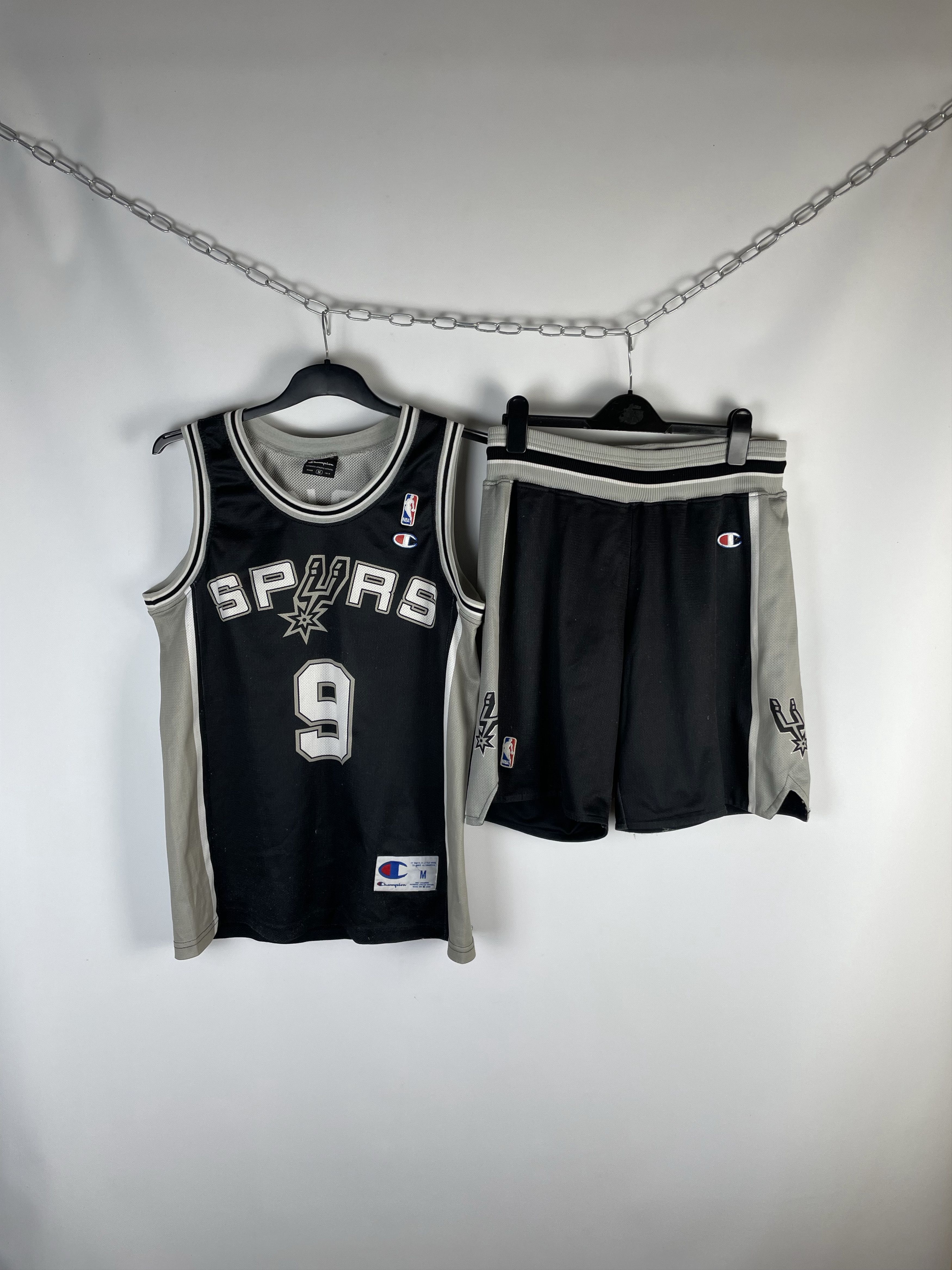 Champion Vintage Nba Spurs 9 Parker Champion Jersey