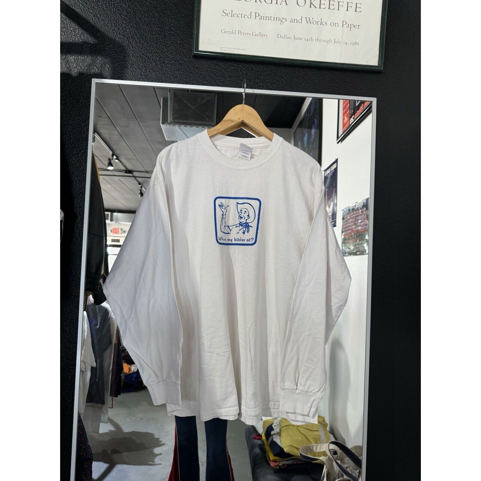 Gildan Vtg 90s Y2k Where S My B Tches At Funny Cowboy T Shirt Xl Hoodie, Sweatshirt | FlexRushtees.com
