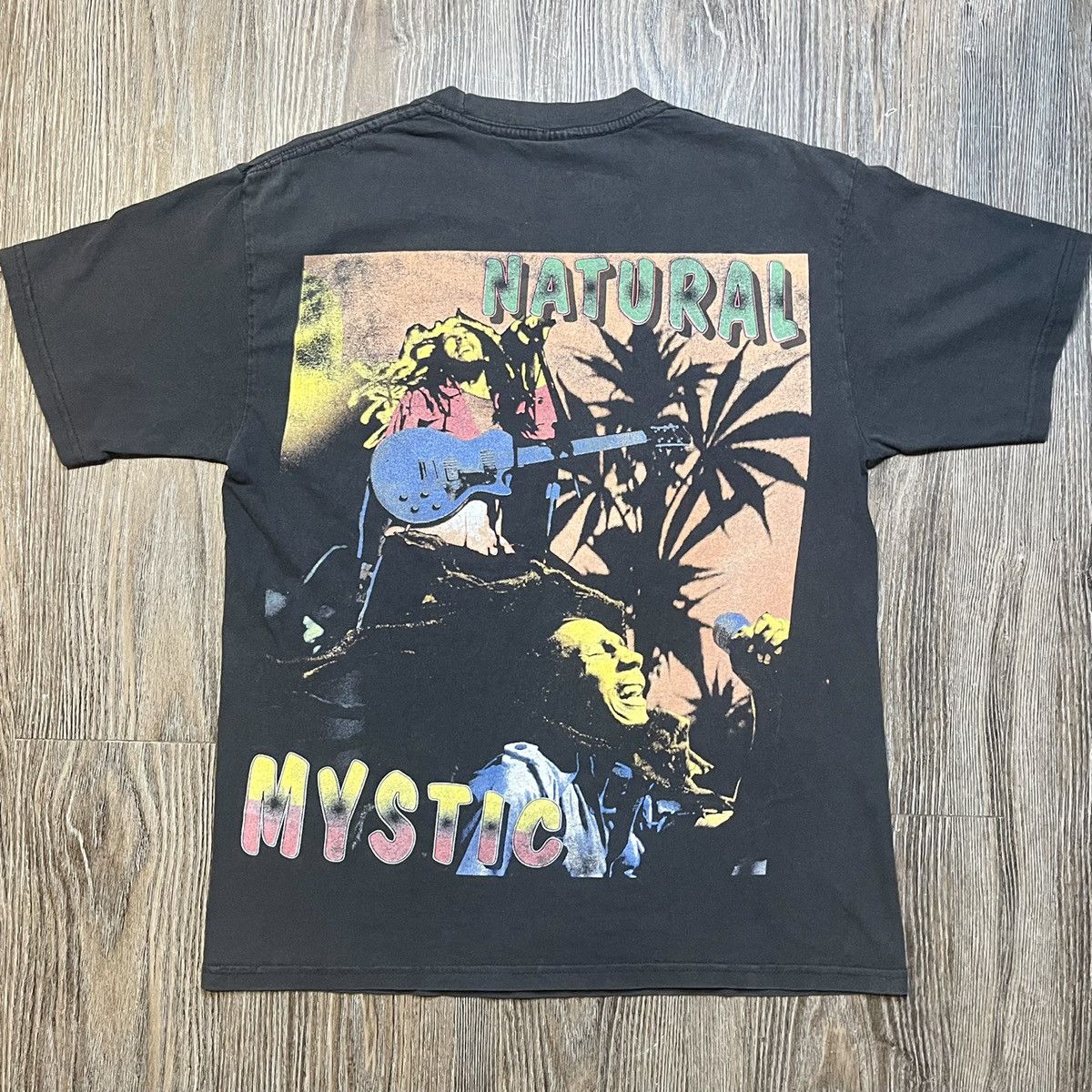 Rap Tees X Vintage Vintage 90s Bob Marley Natural Mystic Rap Tee Shirt Hoodie, Sweatshirt | FlexRushtees.com