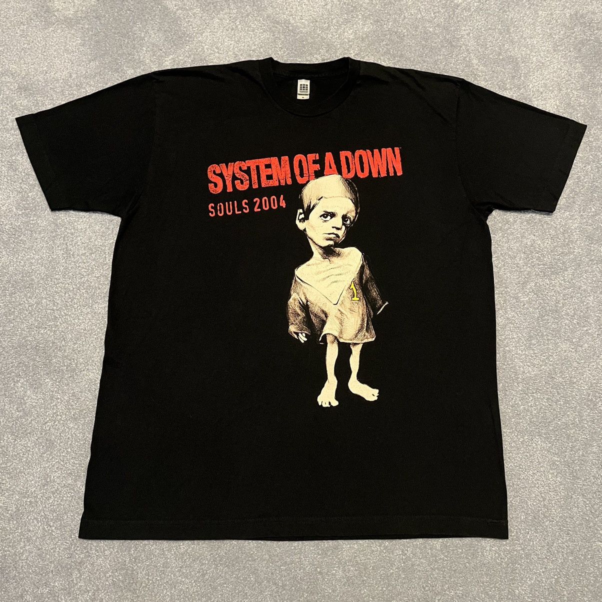 Band Tees Rare Vintage 2004 System Of A Down Souls Genocide Band Tee Hoodie, Sweatshirt | FlexRushtees.com