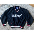 Miami Heat Starter Windbreaker Pull Over Large 90 S Vintage
