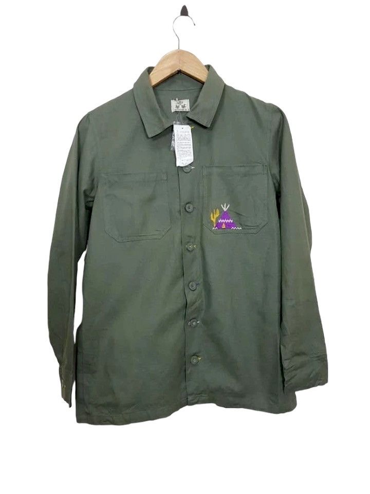 Japanese Brand Titicaca Aztec Army Shirt Nwt