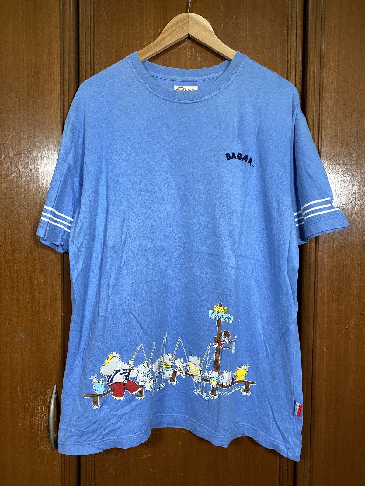 Vintage Babar 90s Cartoon Tee Hoodie, Sweatshirt | FlexRushtees.com