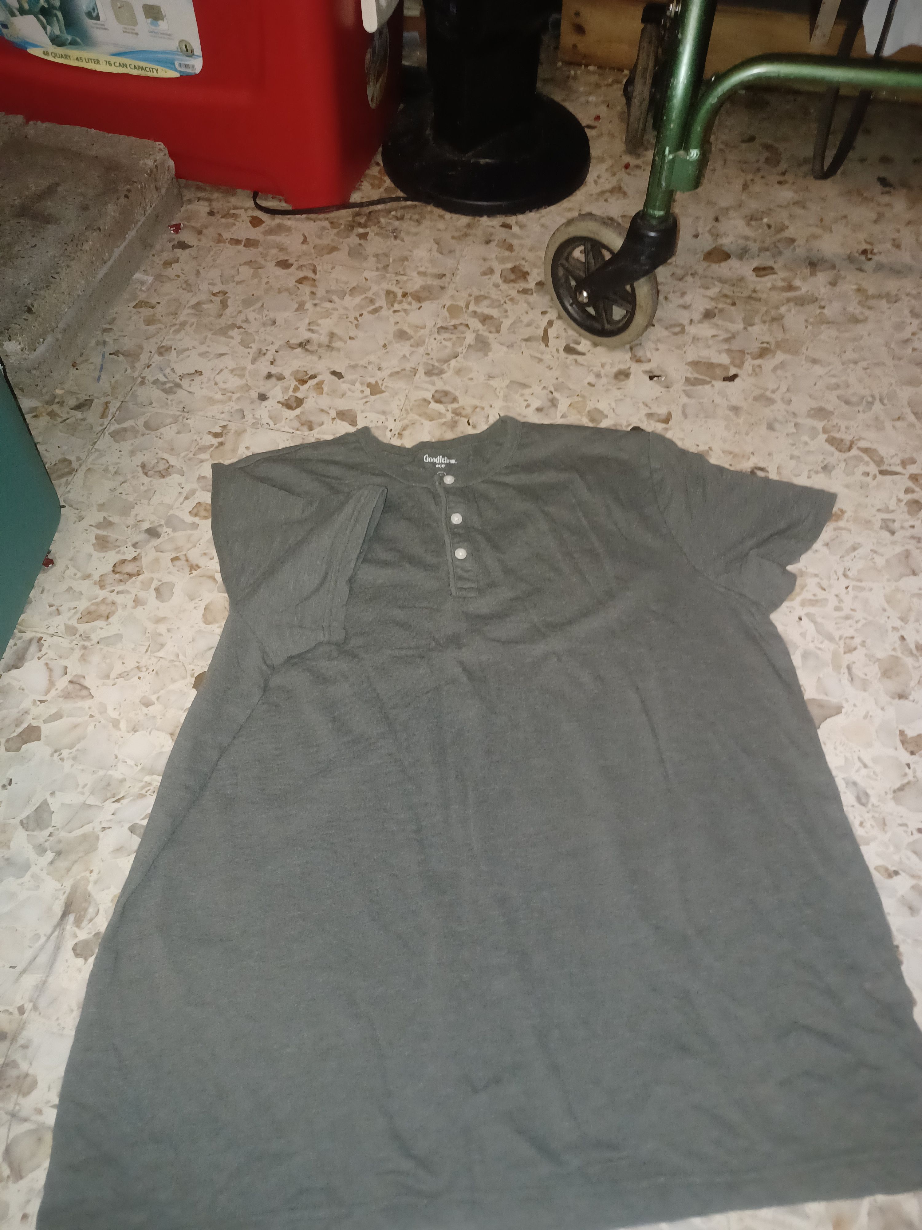 Other Goodfellow Men S Henley Tee Xl Olive Green