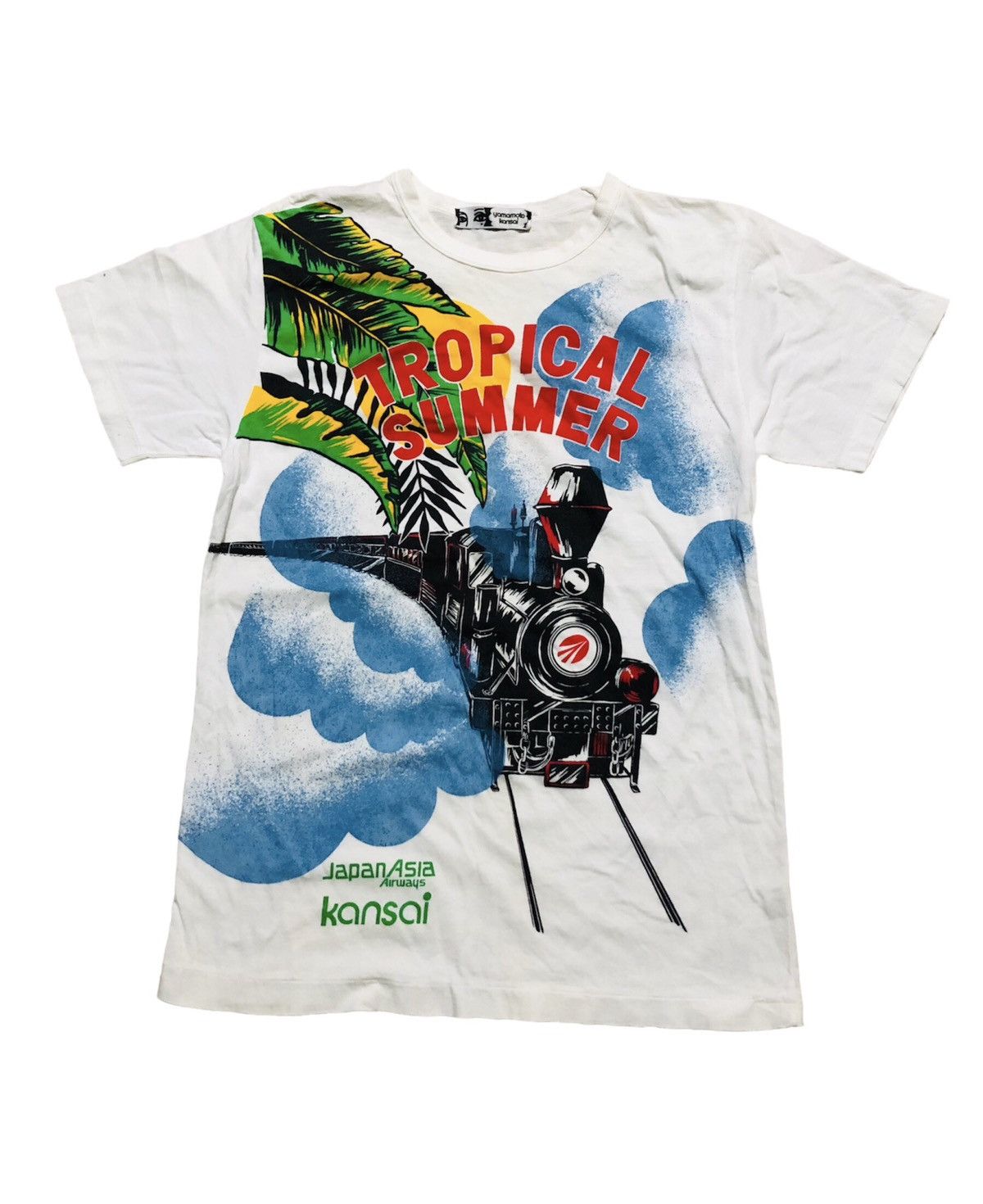 Vintage Kansai Yamamoto Tropical Summer T Shirt