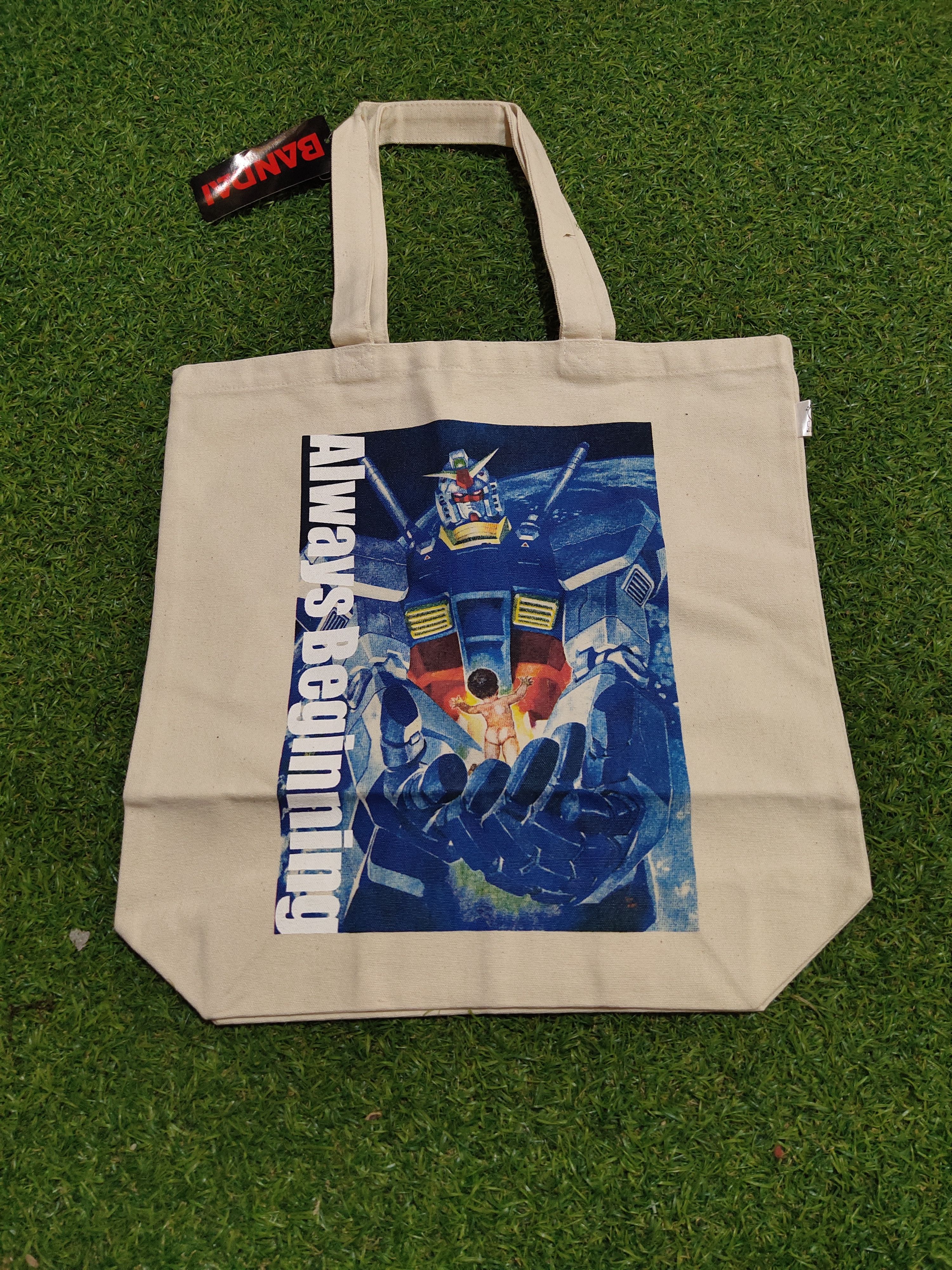Japanese Brand X Vintage Rare Vintage Gundam Rx 78 2 Tote Bag Shoulder Anime Movie