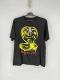 Band Tees Bioworld Cobra Kai Men S Graphic Tee Medium Black Hoodie, Sweatshirt | FlexRushtees.com