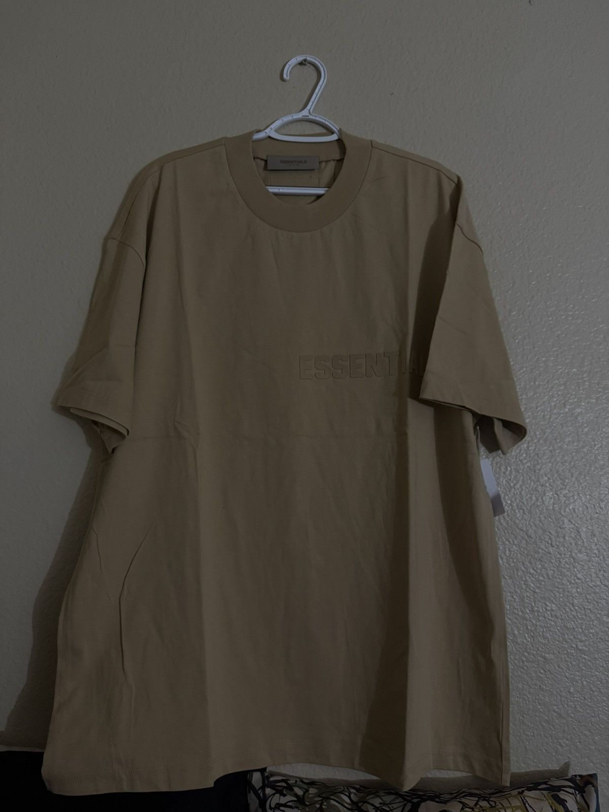 Essentials Sand Tee Hoodie, Sweatshirt | FlexRushtees.com