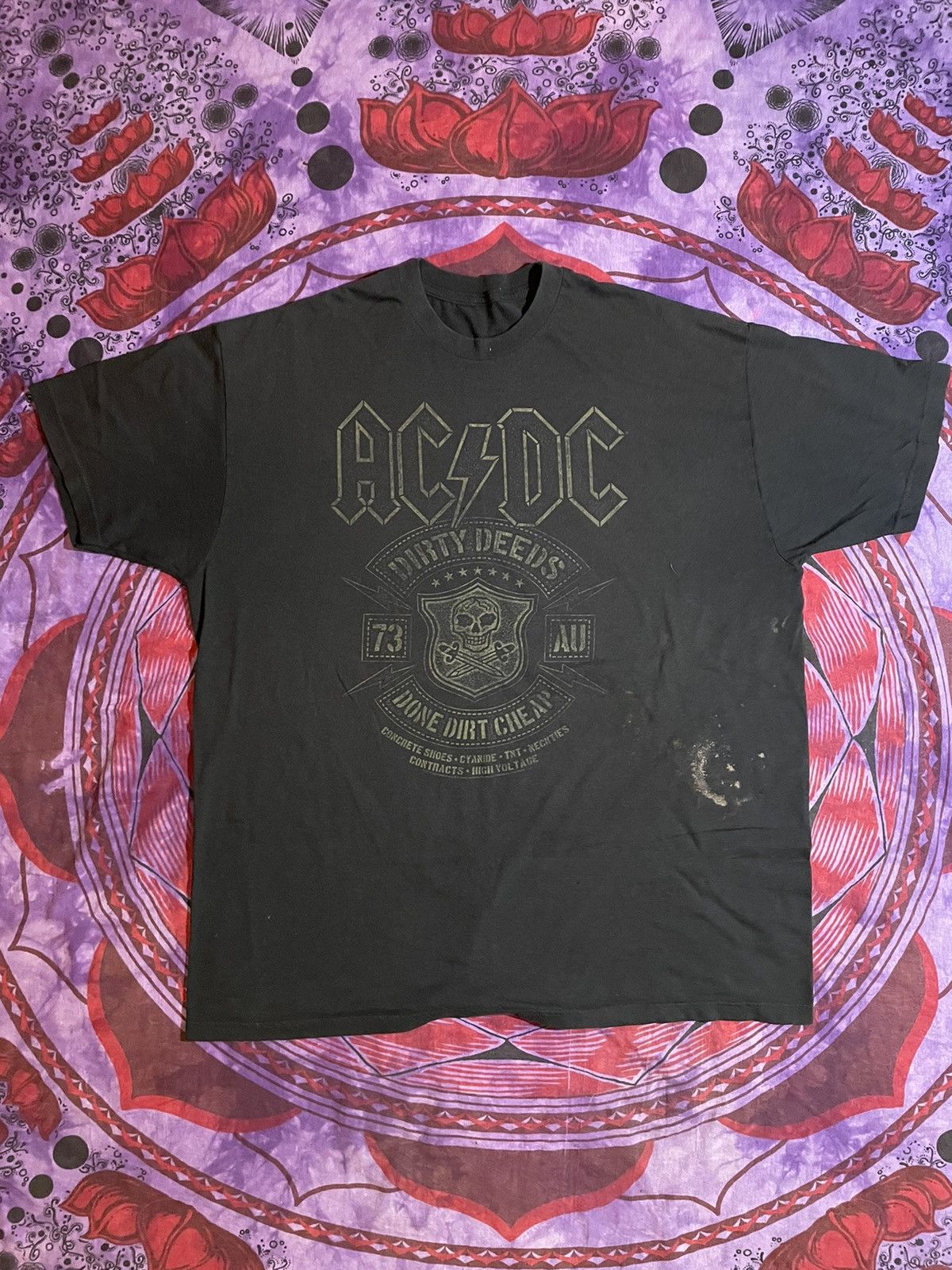 Band Tees Ac Dc Dirty Deeds Done Dirt Cheap Rock Tee Hoodie, Sweatshirt | FlexRushtees.com