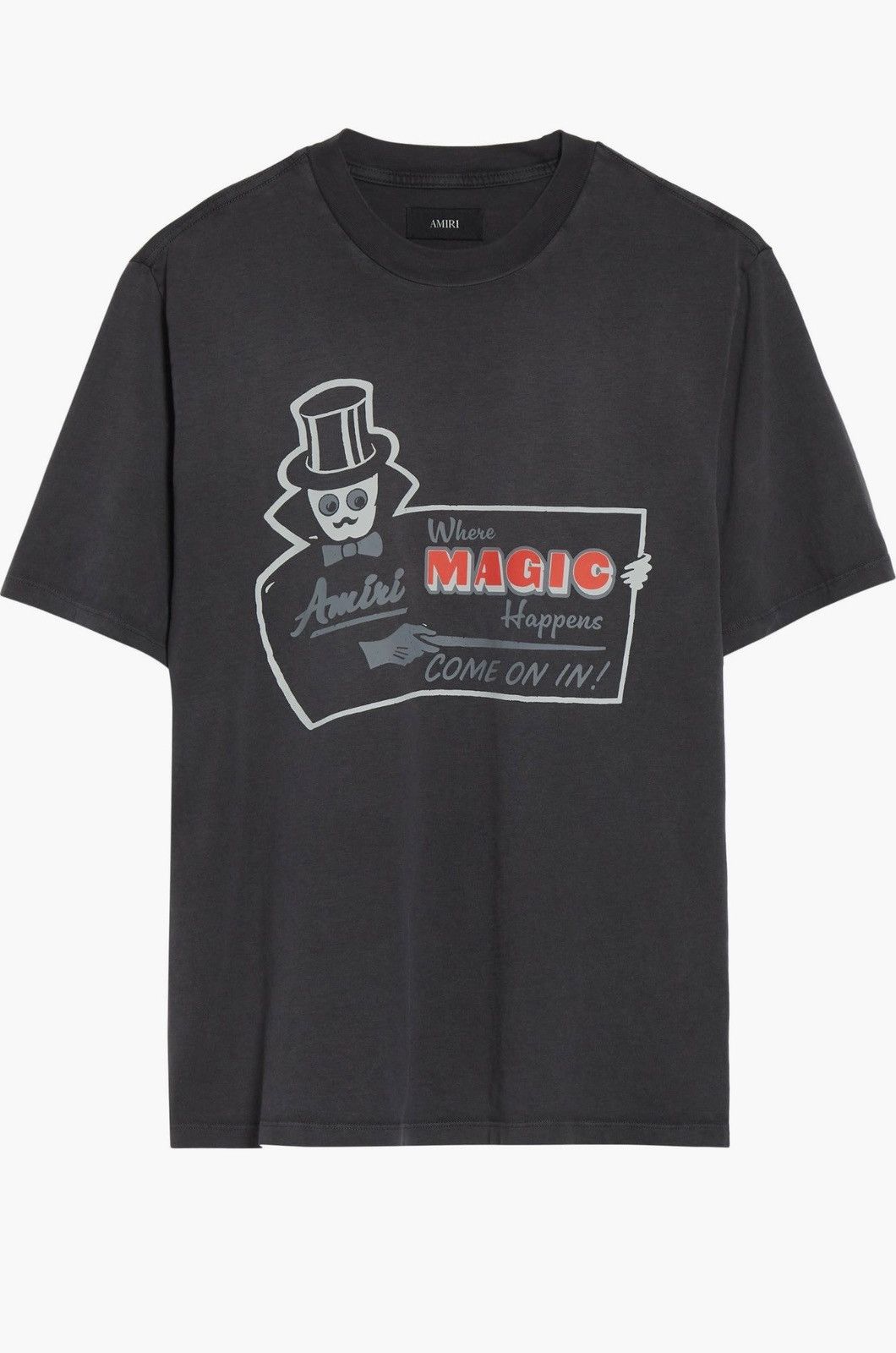 New Amiri Oversize Magic Graphic T Shirt Black Size Large Hoodie, Sweatshirt | FlexRushtees.com
