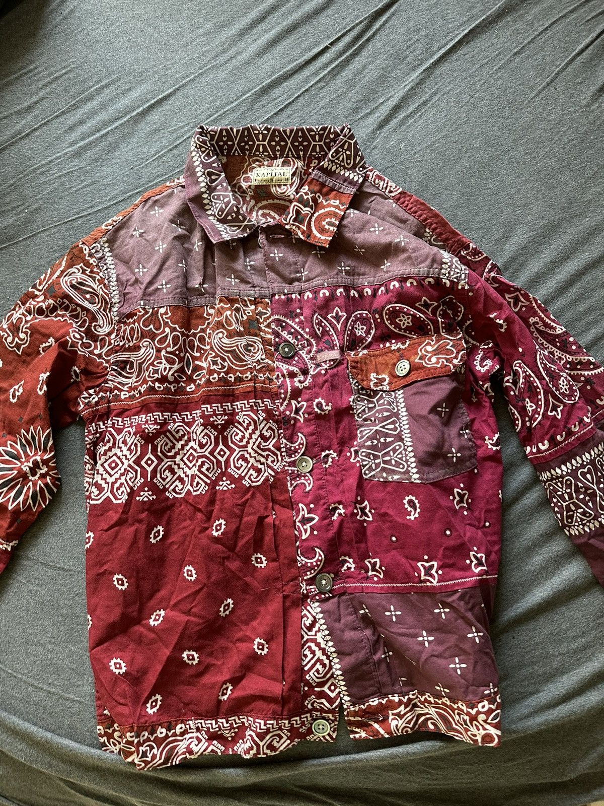Kountry Kapital Bandana Patchwork Shirt Hoodie, Sweatshirt | FlexRushtees.com