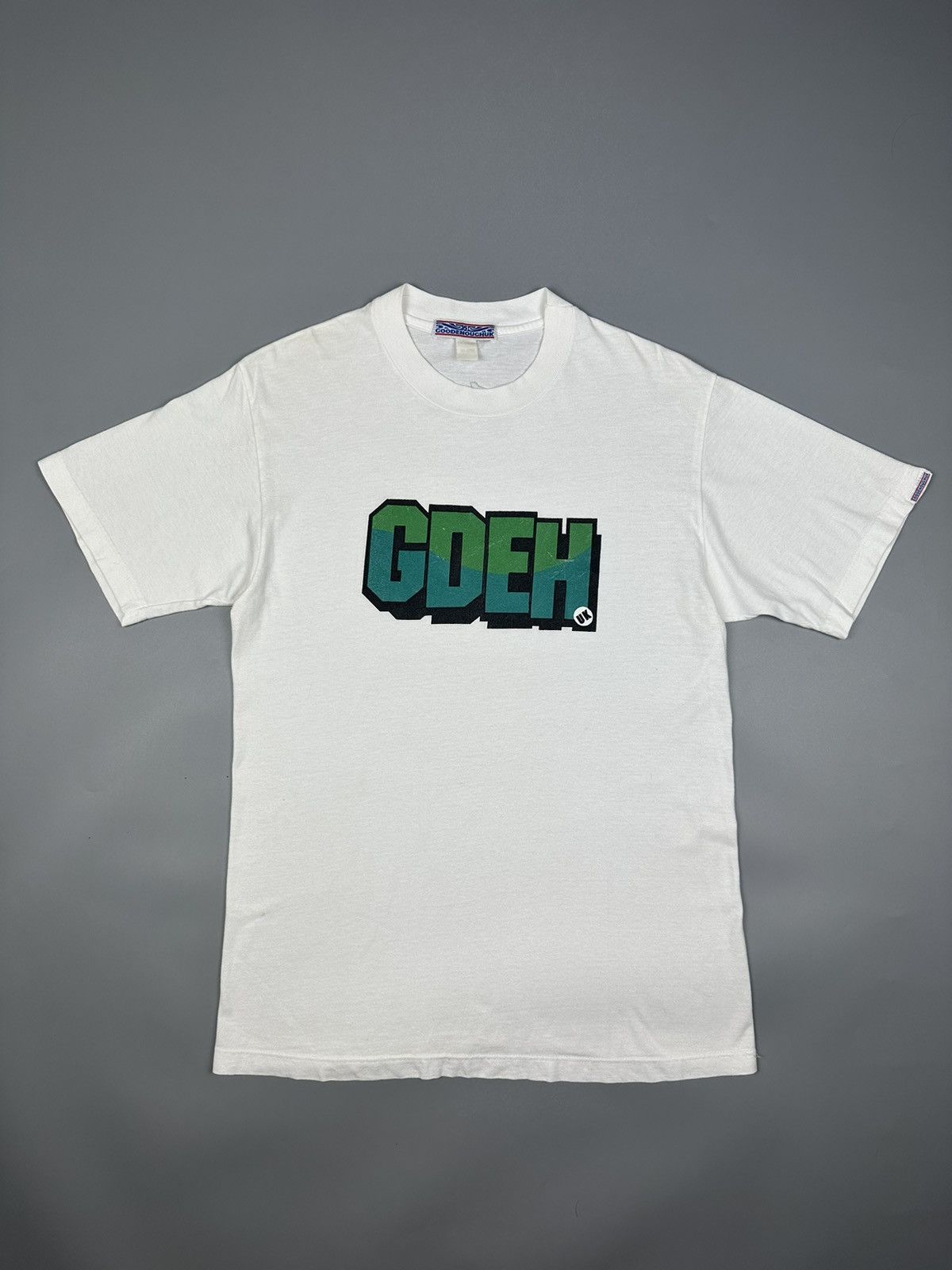 Vintage Gdeh Goodenough Uk Spell Out Tee Hoodie, Sweatshirt | FlexRushtees.com