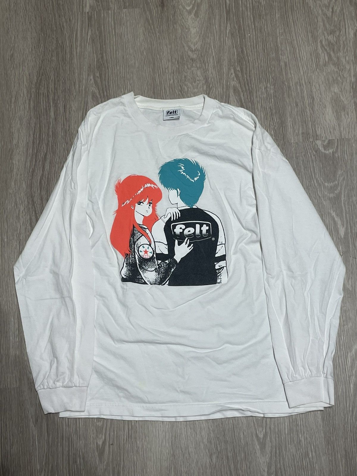 Felt Cartoon Tee Hoodie, Sweatshirt | FlexRushtees.com