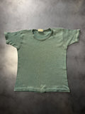 True Vintage Blank Tee 1960s 70s Thrashed Faded Baby T Splat