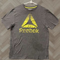 Reebok Graphic T Shirt Men S Size M Classic Fit Gray Logo Sports Tee Hoodie, Sweatshirt | FlexRushtees.com