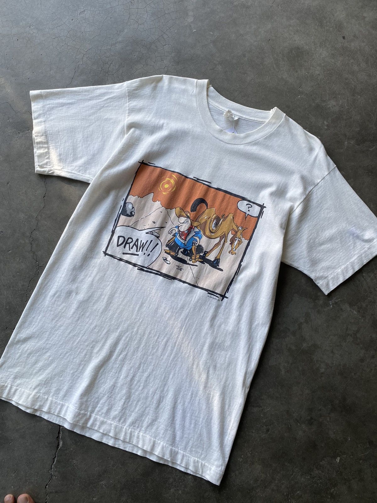 Vintage Art Tee Cowboy Hoodie, Sweatshirt | FlexRushtees.com