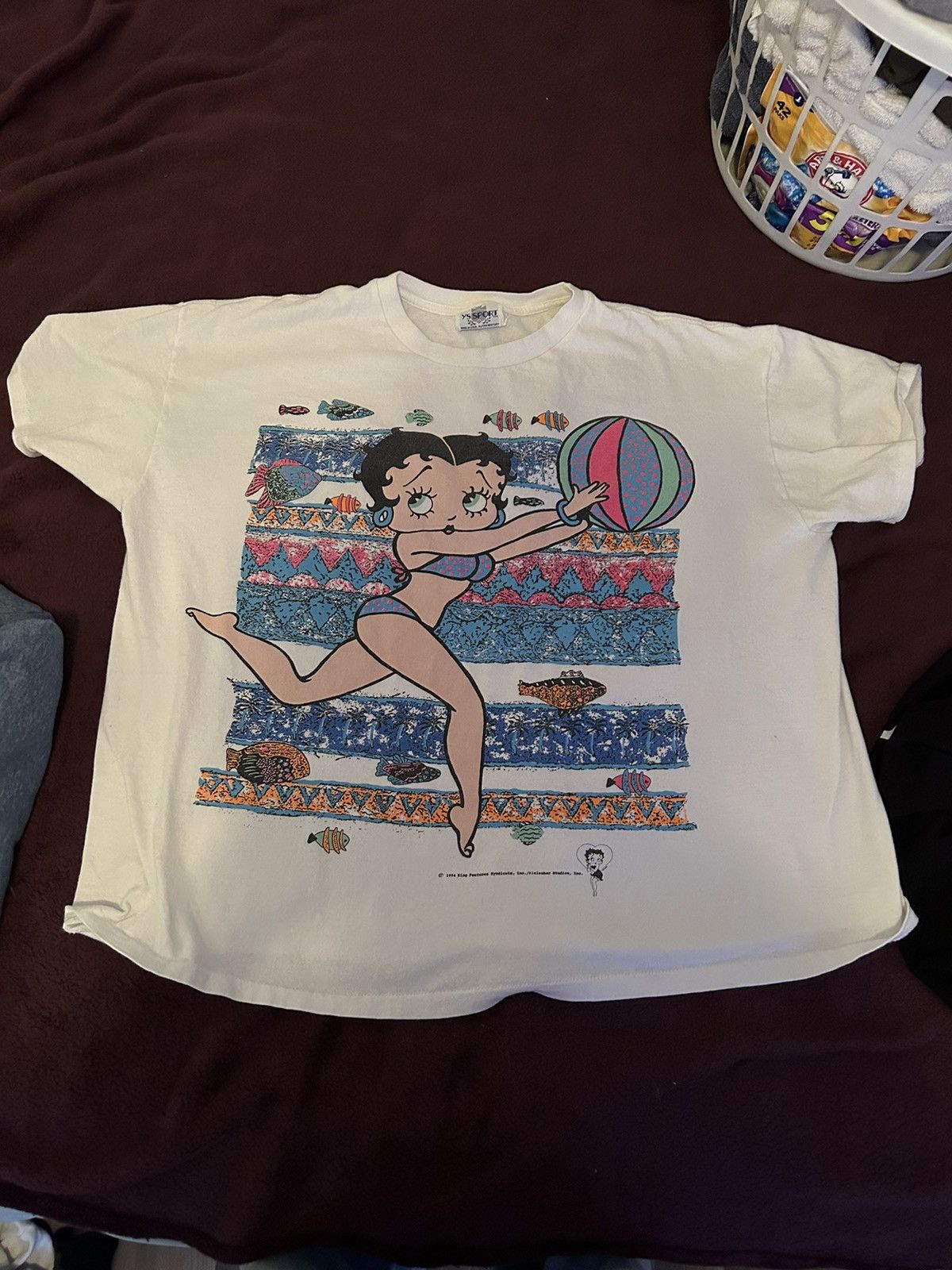 Other Betty Boop Surf Tee Hoodie, Sweatshirt | FlexRushtees.com