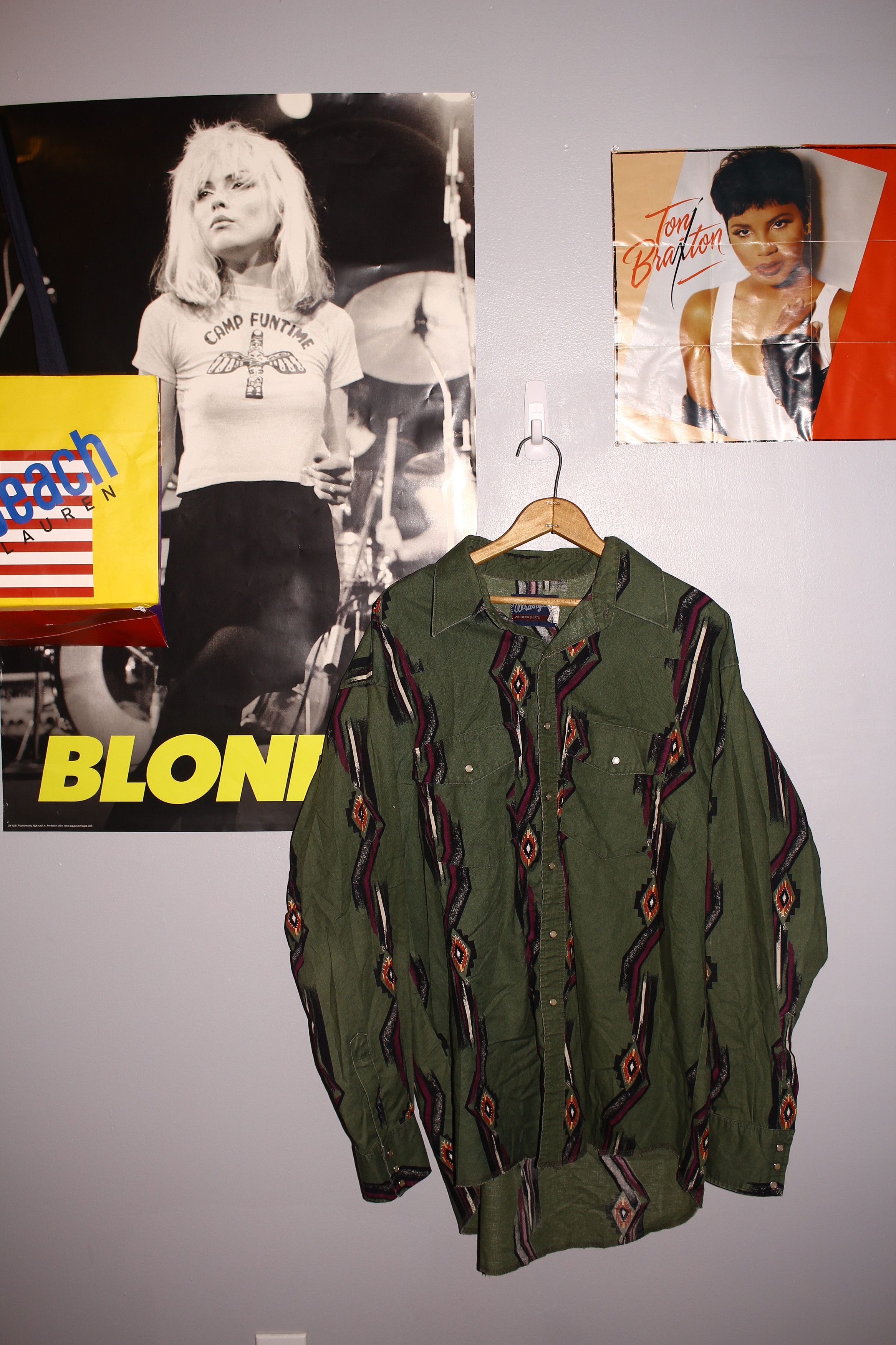 Wrangler Western Aztec Shirt Green