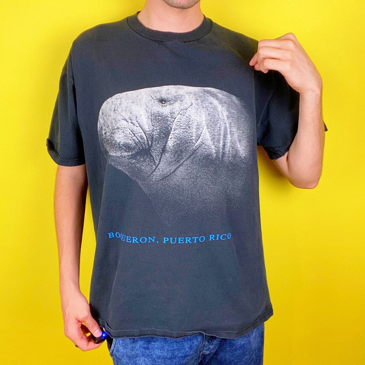 90s Vintage Manatee Ocean Life Tee