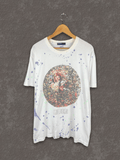 Nokisaki Paint Drip Splatter Bleach Tee Hoodie, Sweatshirt | FlexRushtees.com