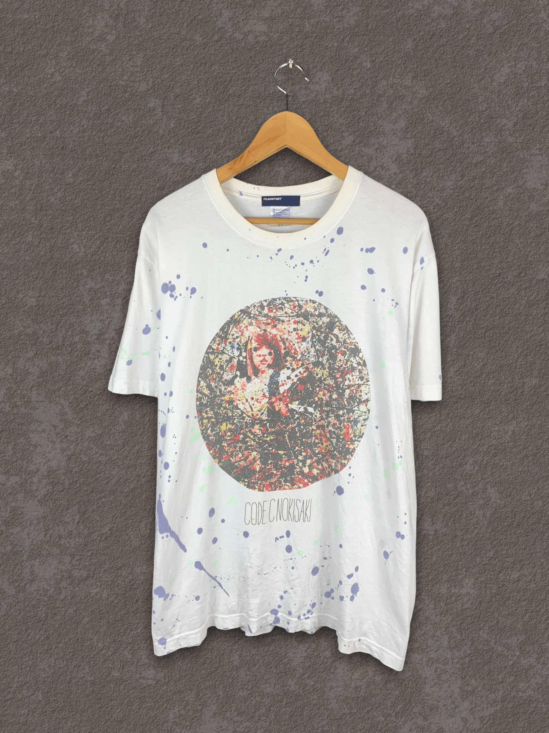 Nokisaki Paint Drip Splatter Bleach Tee Hoodie, Sweatshirt | FlexRushtees.com
