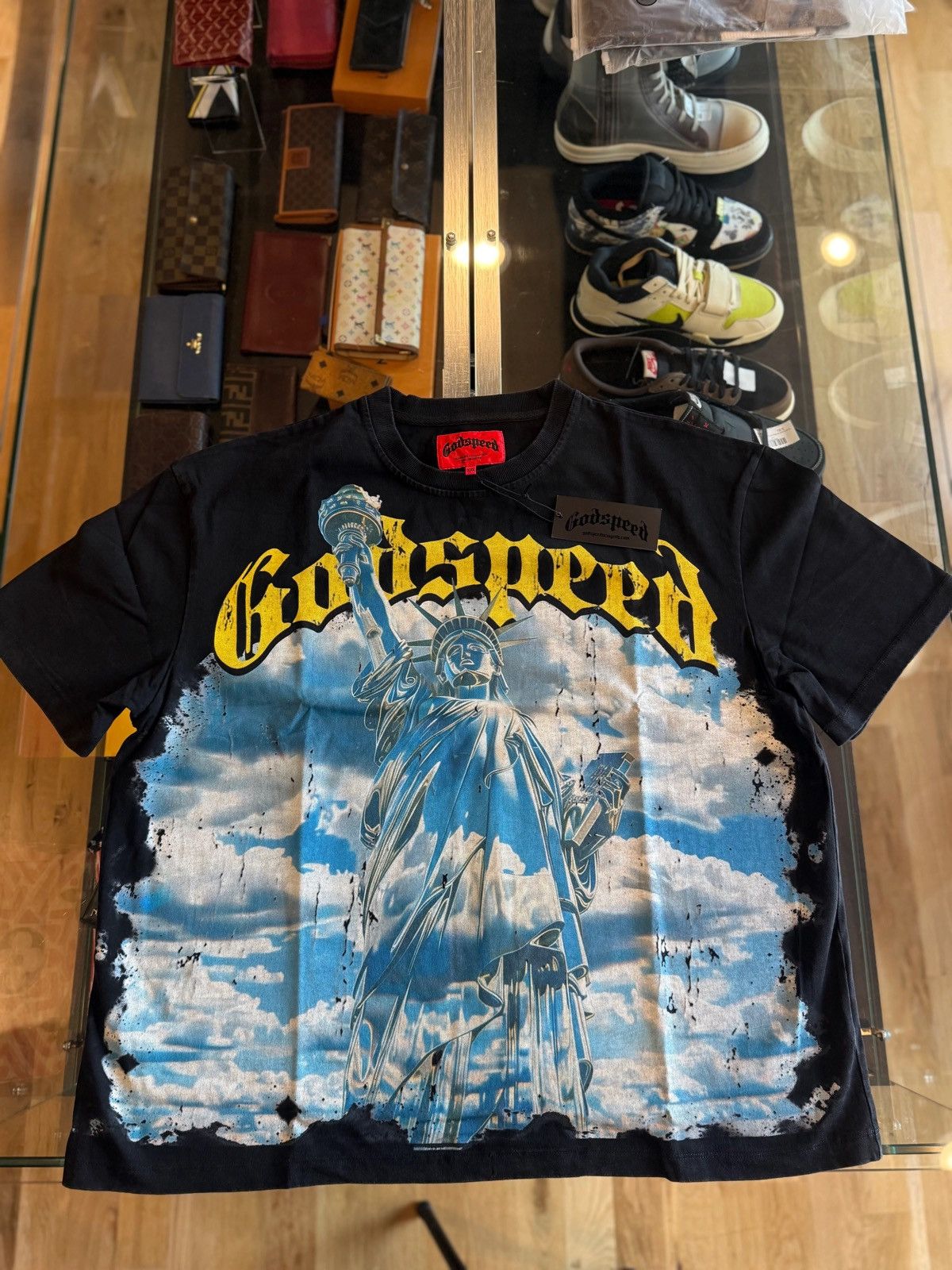 Godspeed Liberty Tee Ds Size Xxl Hoodie, Sweatshirt | FlexRushtees.com